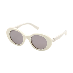 Odnajdź siebie na eyerim za pomocą okularów przeciwsłonecznych Just Cavalli JC908S 21C w kolorze białym i szarym